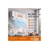 KULVARAVM Ayarlanabilir Klima Hava Perdesi Klima Hava Yönlendirici Klima Aparatı 56x92cm