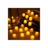 KULVARAVM Led Mum 24 adet Dekoratif Mum Ledli Mum PİLLİ