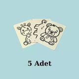 Kum Boyama Seti 5 Adet A5 Boyutunda (20x13.5)