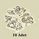 Kum Boyama Seti A5 Boyutunda (20x13.5) 10 Adet