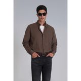 Kum Rengi Lufian Erkek Slim Fit Temel Gömlek