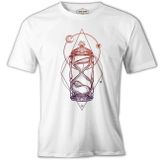 Kum Saati - Yıldızlarda Zaman Beyaz Erkek Tshirt