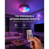 Kumanda Destekli Çok Renkli Akıllı Led Ampul Yeni Nesil - Lisinya
