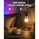 Kumanda Destekli Çok Renkli Akıllı Led Ampul Yeni Nesil