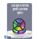 Kumandalı 5 Metre Şerit Led Dekoratif Aydınlatma Mir80734372