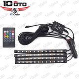 Kumandalı Ayakaltı Led Rgb Müziğe Duyarlı İç Aydinlatma 12 Ledli