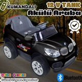 Kumandalı Bmw Akülü Araba Siyah - Kumandalı 12 Volt Tek Kişilik Akülü Araba Akülü Jeep - Tx5 Sport Akülü Araba