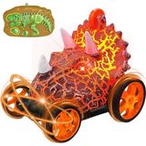 Kumandalı Dinozor Araba 360° Hareketli, Pilli,ışıklı, Drift Atan Full Fonksiyon, Ön Tekerlekl