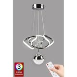 Kumandalı led avize 3 renk küçük dron toplu krom(salon,mutfak,yatak odası,koridor) - 1 - Ahşap