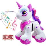 Kumandalı Romantic Marry Sevimli Oyuncak Unicorn Robot PEMBE