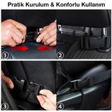 Kumaş 8 Bölmeli Araç Koltuk Arkası Organizer Araç Telefon Tablet Eşya Tutucu Düzenleyici