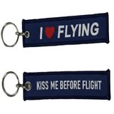 KUMAS ANAHTARLIK LACIVERT (I LOVE FLYING)