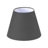 Kumaş Antrasit Lambader Başlığı Çap 35 Cm Konik Lb810
