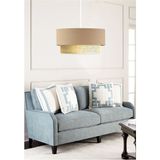 Kumaş Bohem Serisi Kumaş Sarkıt Avize Özel Ölçü AYD-3323 E27 Modern 61 - 70 cm Salon / Oturma Odası - Ahşap - Ceviz - Seçenek 1