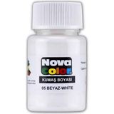 Kumaş Boyası, Canlı Renkler, Solmaz, Tişört, Çanta, Tekstil Boyası-Beyaz Renk 30ML-1 Adet