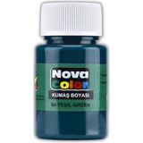 Kumaş Boyası, Canlı Renkler, Solmaz, Tişört, Çanta, Tekstil Boyası-Yeşil Renk 30ML-1 Adet