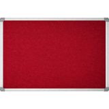Kumaş Kaplı Mantar Pano, Kurs Pano, 70X120 cm Kumaşlı Pano, Sınıf Resim Panosu - Alüminyum Çerçeve - Bordo