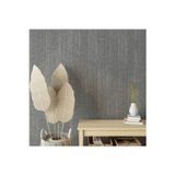 Kumaş Tüvit Dokulu Düz Silinebilir Duvar Kağıdı 105-1 | Wallert Olivia, Gri, Kağıt Taban Taban + Vinil Kaplama - 16.5 m²