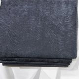Kumaşçıtr Koltuk Çekyat Örtüsü 170-205 cm – Kaymaz Tabanlı Süngerli Kadife Kumaş Antrasit Gofraj Baskı - 170 x 210 cm