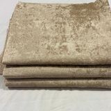 Kumaşçıtr Koltuk Çekyat Örtüsü – Kaymaz Tabanlı Süngerli Kadife Kumaş Vizon Renk Gofraj Baskı 170-205 cm - 170 x 210 cm