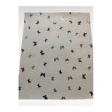 Kumaşevi Kendinden Yapışkanlı Hologramlı Kelebek Suni Deri - Kutu Kılıf Cüzdan Anahtarlık Kaplama / 21X30 Cm
