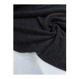 KUMASMODAM Siyah Renk Polar Kumaş