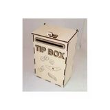 Kumbara Ahşap Posta Kutusu Tip Box Bahşiş Kutusu Tipbox