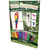 Kumbo Kum Boyama Ara Papağan Kum Boyama Aktivite Seti