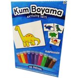 Kumbo Kum Boyama Brachiosaurus Dinozor Kum Boyama Aktivite Seti