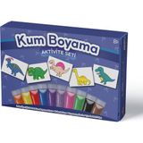 Kumbo Kum Boyama Dinozorlar Kum Boyama Aktivite Seti 5'li