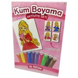 Kumbo Kum Boyama Kalpli Prenses Kum Boyama Aktivite Seti