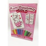 Kumbo Kum Boyama Kedi Kardeşler | Kedi Kum Boyama Aktivite Seti Tekli Paket