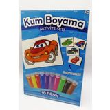Kumbo Kum Boyama Sevimli Yarışçı | Araba Kum Boyama Aktivite Seti Tekli Paket