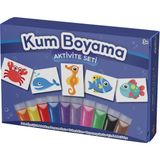 Kumbo Kum Boyama Su Altı Dünyası 2 Kum Boyama Aktivite Seti 5'li