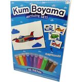 Kumbo Kum Boyama Süper Jet Uçak Kum Boyama Aktivite Seti