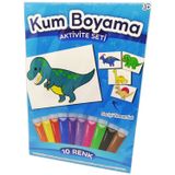 Kumbo Kum Boyama T-Rex Dinozor Kum Boyama Aktivite Seti