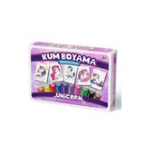 Kumbo Kum Boyama Unicornlar | Kum Boyama Aktivite Seti 5li Kutulu Paket
