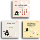 Kumdan Kale Yayınları Kumdan Kale Kedi Fare Seti 3 Kitap Duygu Yardımcı'dan Bebek Kitapları 0-3 Yaş İçin Eğlenceli