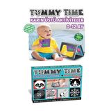 KÜME Tummy Time Pedagog Onaylı Aynalı Bebek Zeka Kartları, Karın Üstü Aktivite Oyuncağı 0-12 Ay