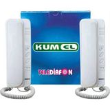 Kumel Telediafon Konut Haberleşme Sistemi İnterkom Diafon Seti 2 Hatlı 12V