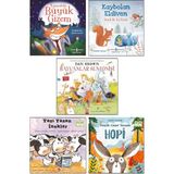 Kümesteki Büyük Gizem +Kaybolan Eldiven + Hayvanlar Senfonisi Dan Brown+ Yazı Yazan Inekler + Küçük Cesur Tavşan Hopi / Çocuk Masal Öykü Hikaye Kitapları Seti 5 Kitap