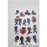 KuMiK Pj Masks Kedi Çocuk, Kertenkele, Baykuş Kız, Romeo, Ay Kızı Geçici Dövme
