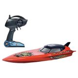 Kumoyu Seawing Cruel Uzaktan Kumandalı Sürat Teknesi, 74 cm, 15 km/s, 2.4 GHz, USB Şarjlı, 7.4V Li-ion Batarya, Kırmızı, RC Yarış Botu