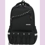 KumOziShop Ortopedik Ultra Lüx Büyük Boy (45*32*25 Cm) Su Geçirmez Laptop Bölmeli Sırt Çantası - 32 x 25 cm - Siyah