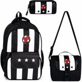KumOziShop Taraftar Baskılı Ortopedik Ultra Lüx Okul Çantası Termal Beslenme ve Kalemlik - Çok Renkli-KR1