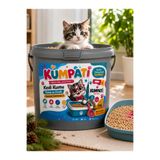 kumPATİ %100 Doğal Çam Pelet Kedi Kumu | Tozsuz | Güçlü Koku Kontrolü | Yüksek Emilimli | Topaklanmayan | 30 Litre