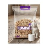 kumPATİ Doğal çam pelet kedi kumu 10 litre(5 kg) %100 katkısız ürün
