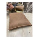 Kumru Çeyiz Tasarım Mat Kadife Yer Minderi Puf Kırlent Kılıfı 70x70