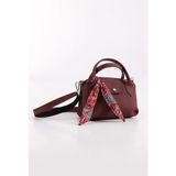 Kumru Studio Luna Bordo Mini Bag Kadın Omuz Çantası