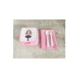 kumsal design Beslenme örtüsü piti kareli pembe